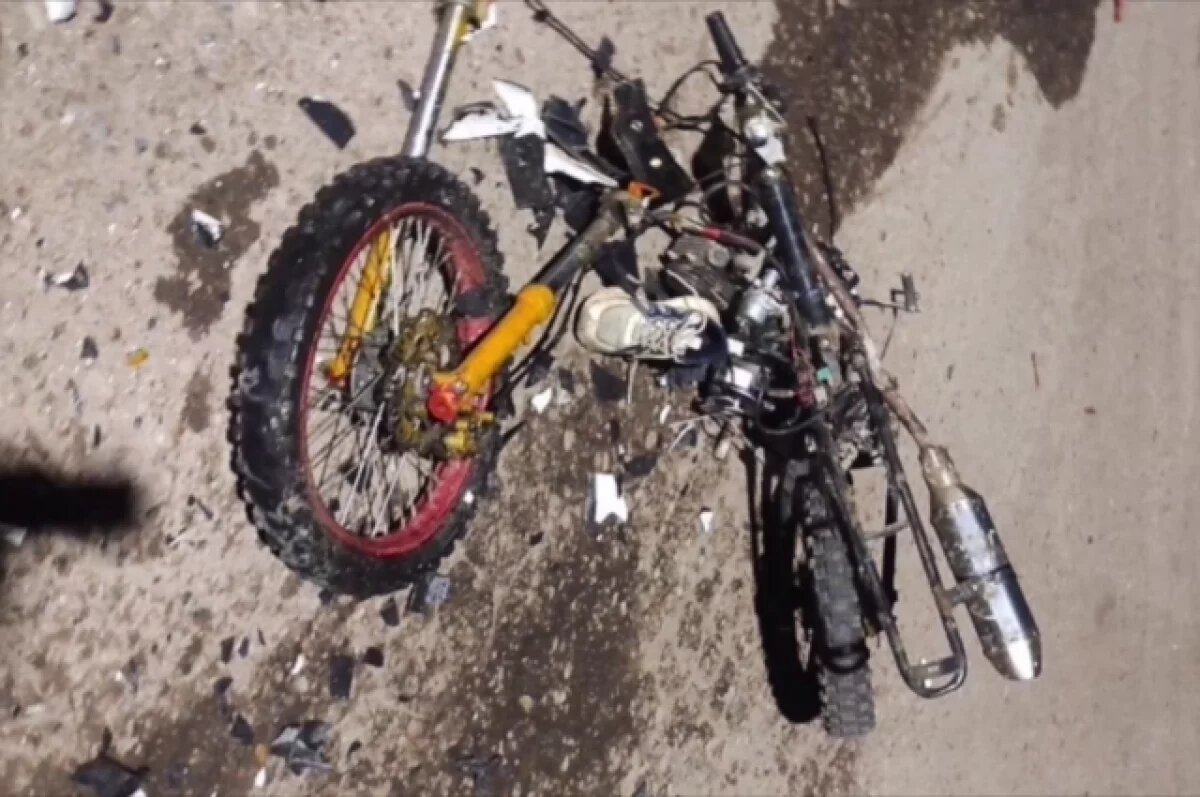    14-летний питбайкер скончался в Башкирии в ночном ДТП