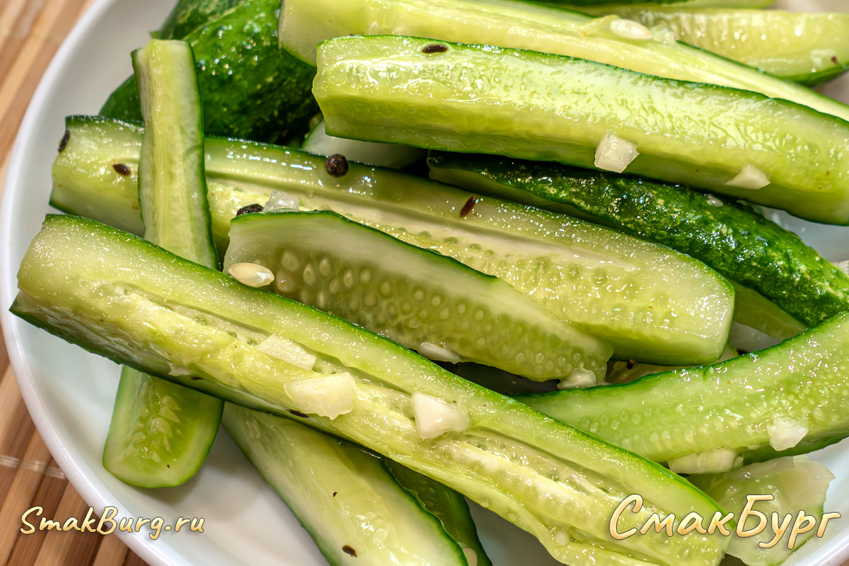 Хрустящие малосольные огурчики на все случаи жизни - быстрые, вкусные, ароматные!