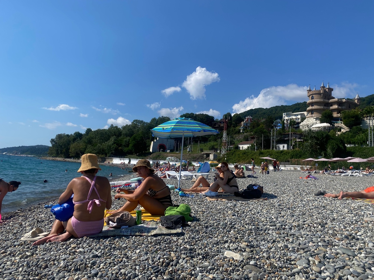 Отдыхающих для августа очень мало