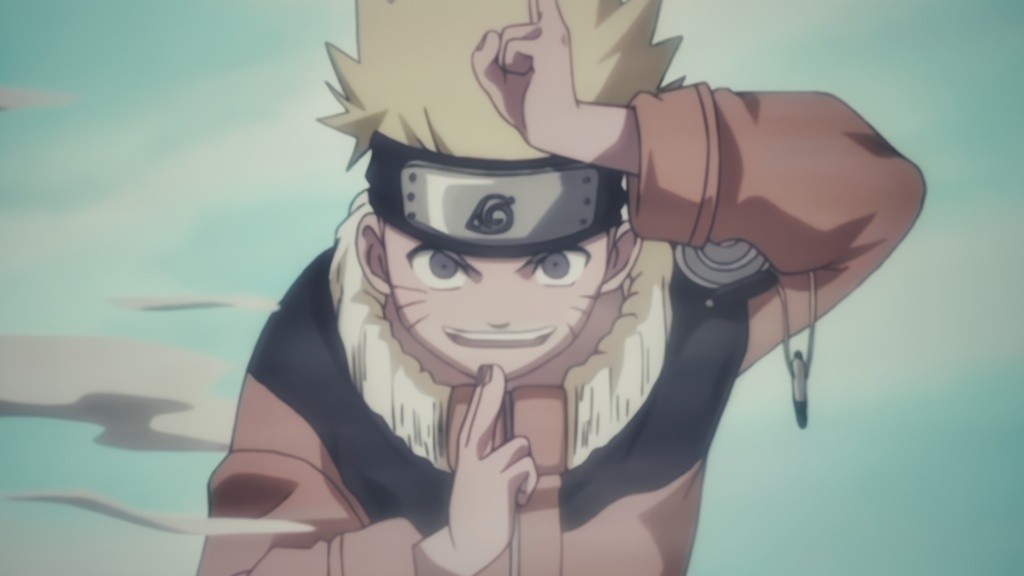 Битва за битвой (кадр м/с Наруто, 1 сезон 13 серия)