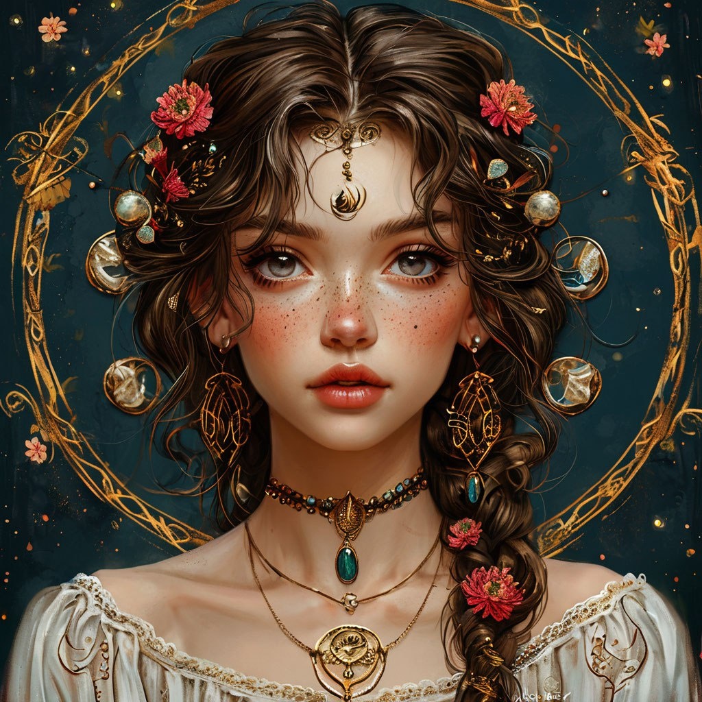 Знак зодиака - Рак. Изображение сгенерировано ИИ Шедеврум