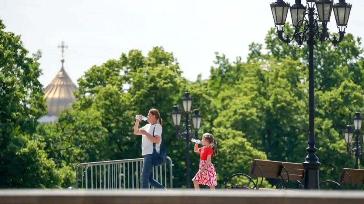    Погода в Москве.