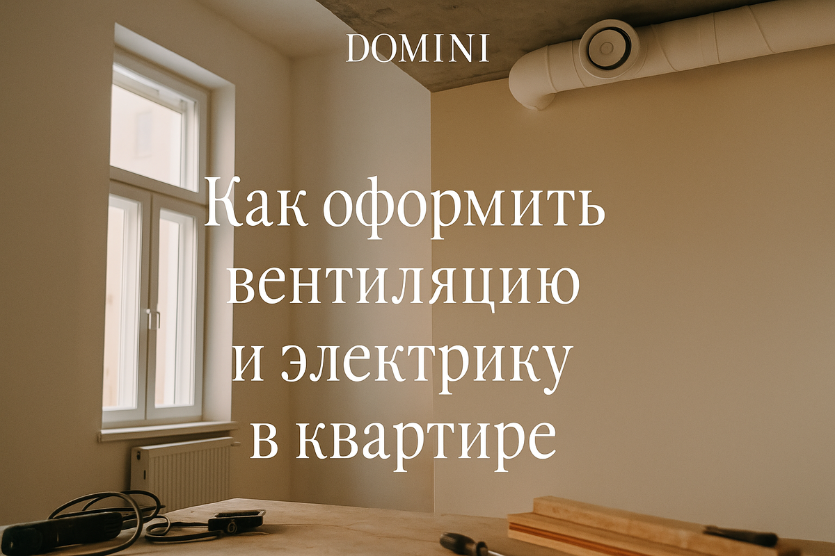   Как правильно оформить электрику и вентиляцию в квартире в Москве
