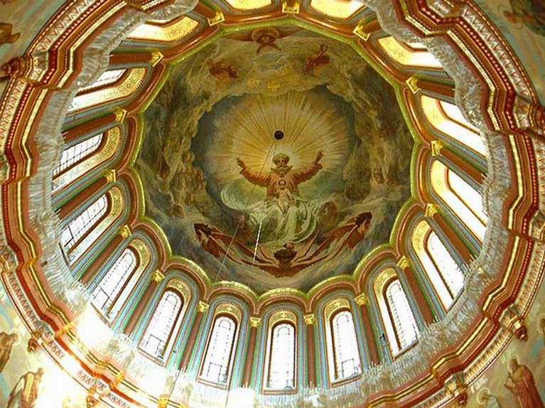 Роспись купола храма Христа Спасителя, г. Москва. Автор: И. Крамской
