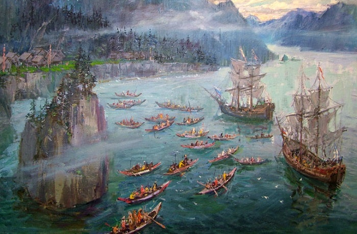 Неизвестный художник. Русская Америка.