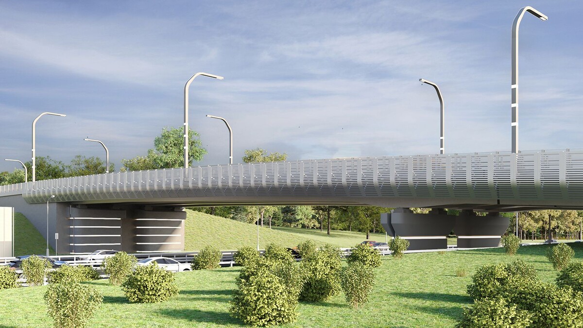    Новый путепровод свяжет Бачуринскую и Бартеневскую улицы в Коммунарке