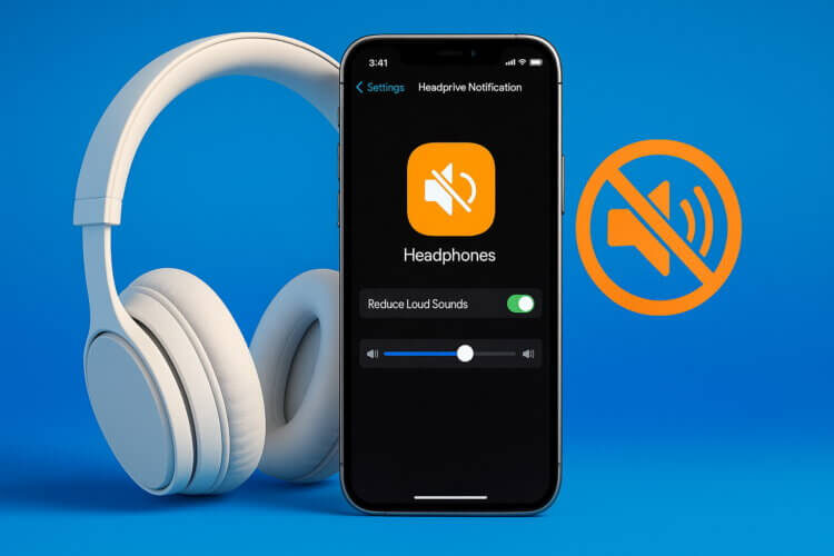    iPhone сам может предупредить вас о высокой громкости и ограничить ее