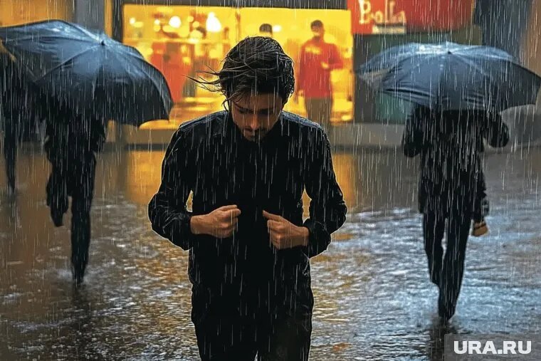 Одной из причин выхода реки из берегов стали интенсивные ливни
Фото: Создано в Midjourney © URA.RU