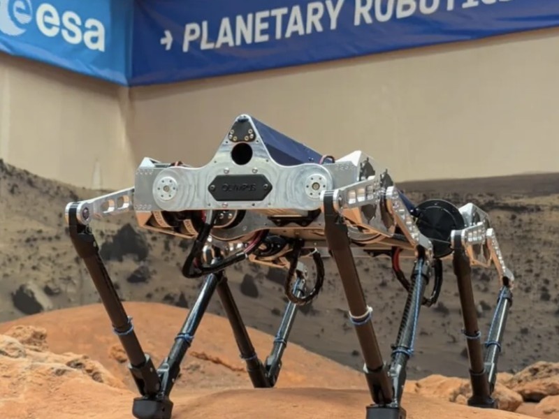    ESA показало прыгающего робота для работы на Луне и Марсе [ВИДЕО]