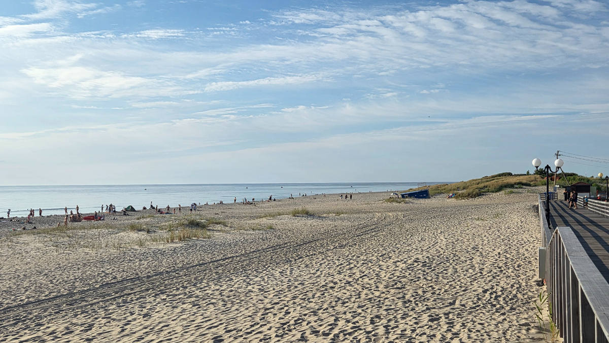 Центральный пляж пгт Янтарный