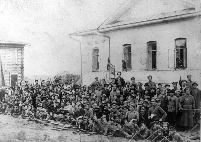 Один из отрядов, подавлявших Сепычевское восстание.