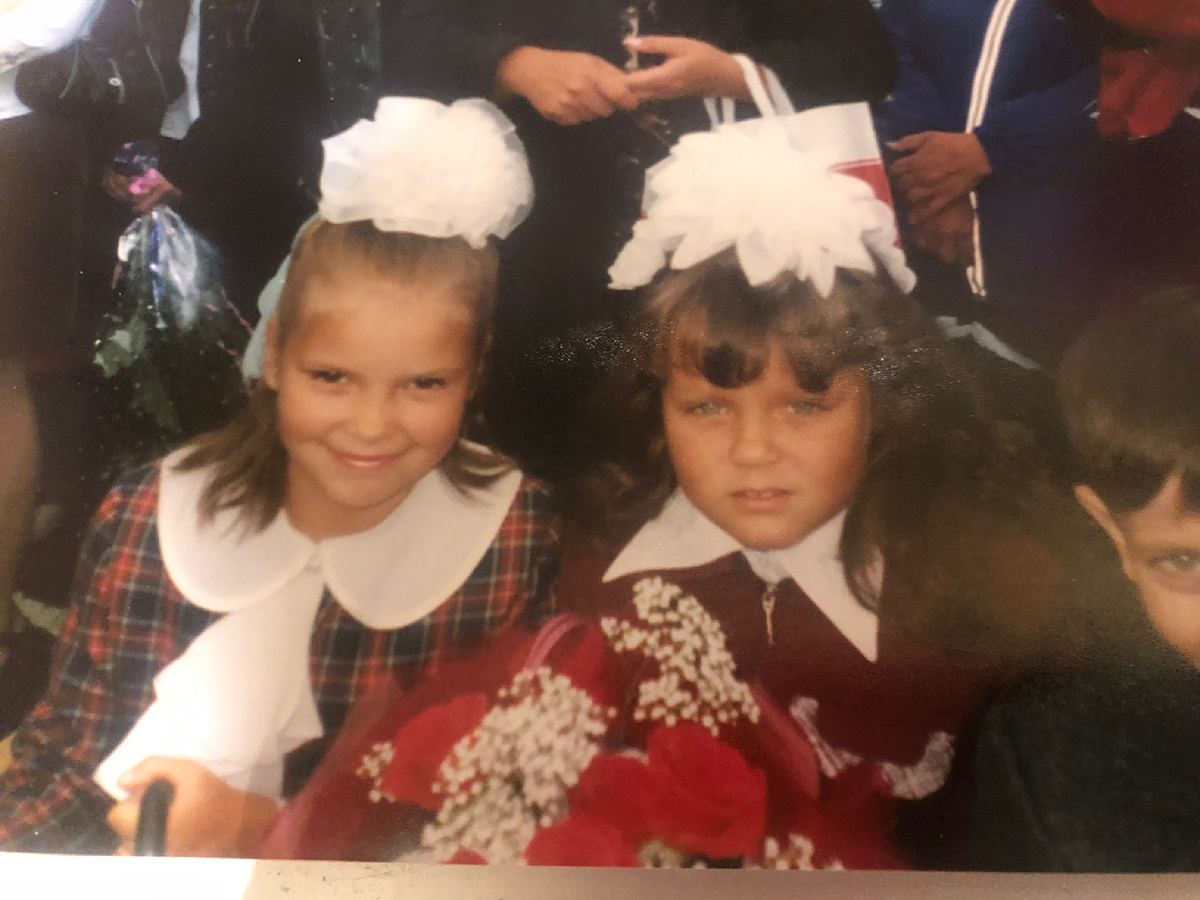 А это Ксюша и Даша