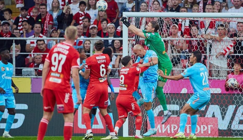    «Спартак» и «Зенит» сыграли вничью 2:2. Фото: ФК «Зенит»