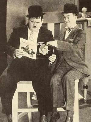 Фотография Лорела и Харди неизвестного фотографа, 1930 