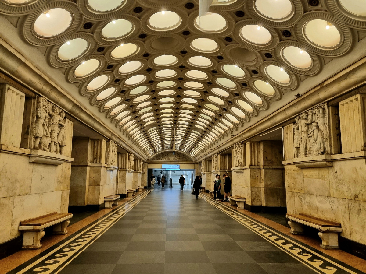 Станция «Электрозаводская» Московского метрополитена. Фото автора.статьи.