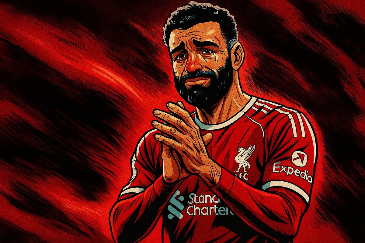 Эмоциональный Мохамед Салах хлопает в ладоши, пока болельщики «Ливерпуля» поют песню Диого Жоты после победы над «Борнмутом»