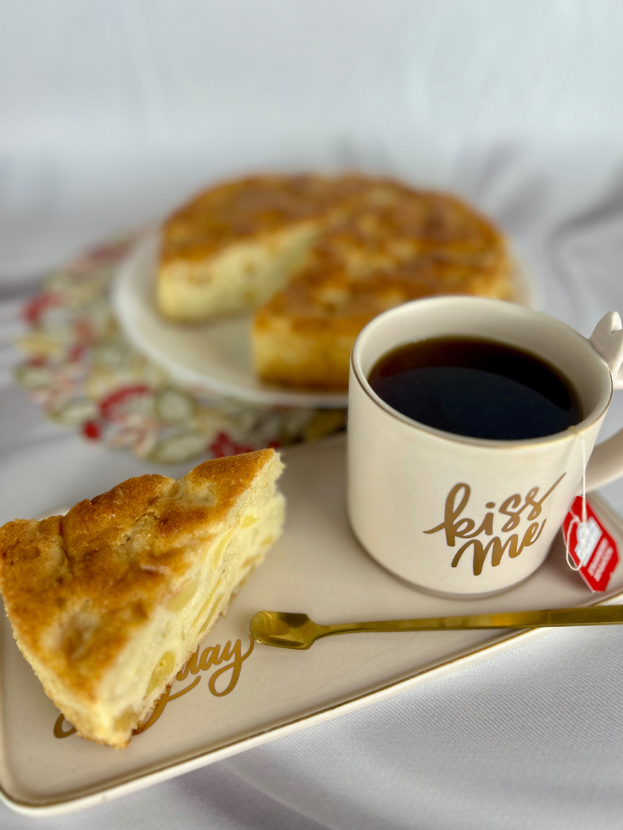 Кокосовая шарлотка