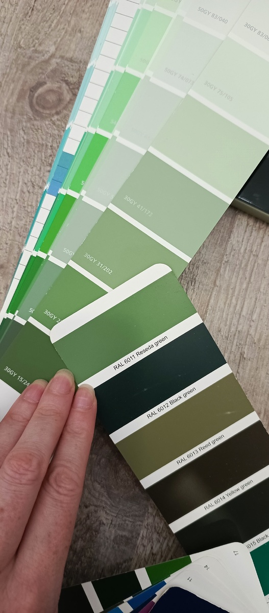 Оттенки зелёного