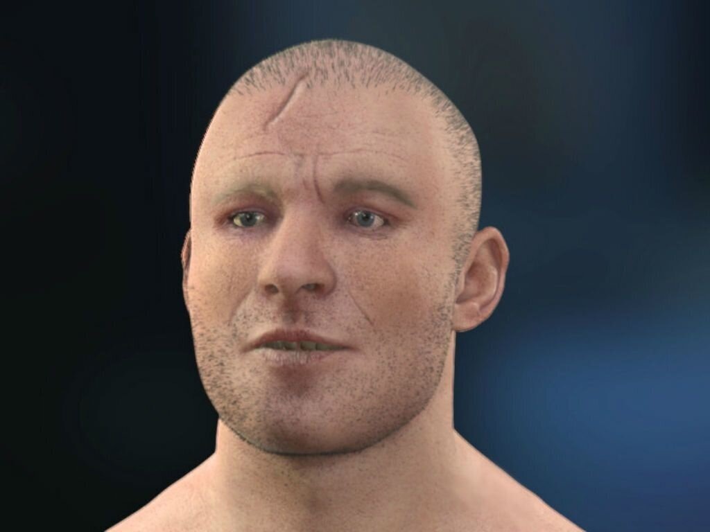 Тот самый Джон де Стричели. реконструкция по костям черепа. На лице написано что милейший парень.