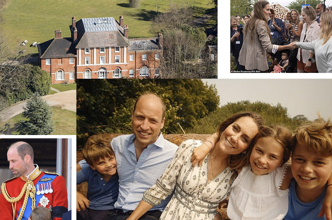 Две семьи попросили освободить их дома, чтобы принц и принцесса Уэльские могли жить в особняке Форест Лодж с восемью спальнями.  Уэльские требуют санитарной зоны вокруг своего нового восьмиспального дворца.