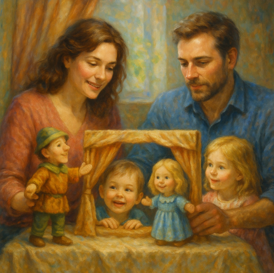 Создание семейного мини-театра кукол