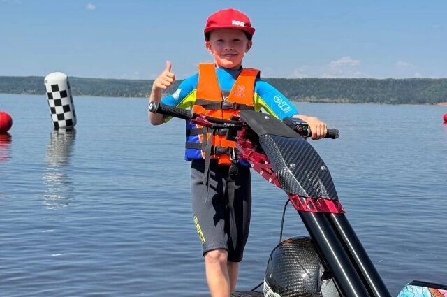    В своей возрастной группе Матвей занял первое место на соревнованиях в Осе Фото: Из личного архивa/ семья Шилоносовых