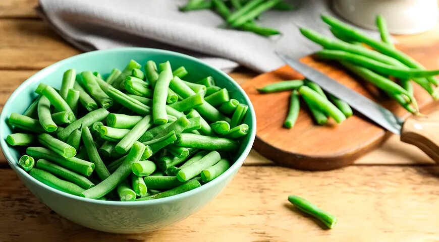   Зеленая фасоль — отличный источник витамина А (Shutterstock/FOTODOM)