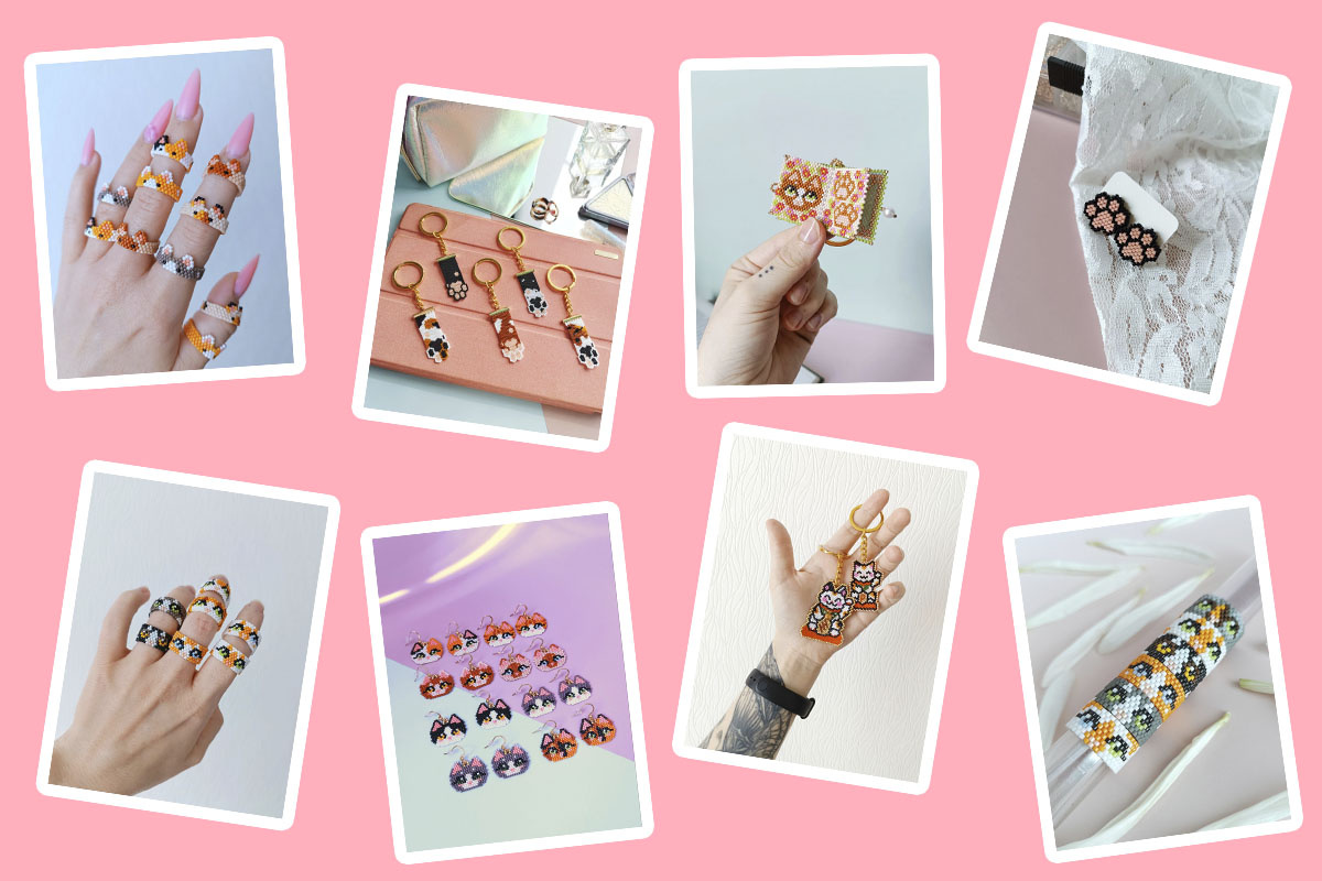 Котики от "Бижутерия лапками".