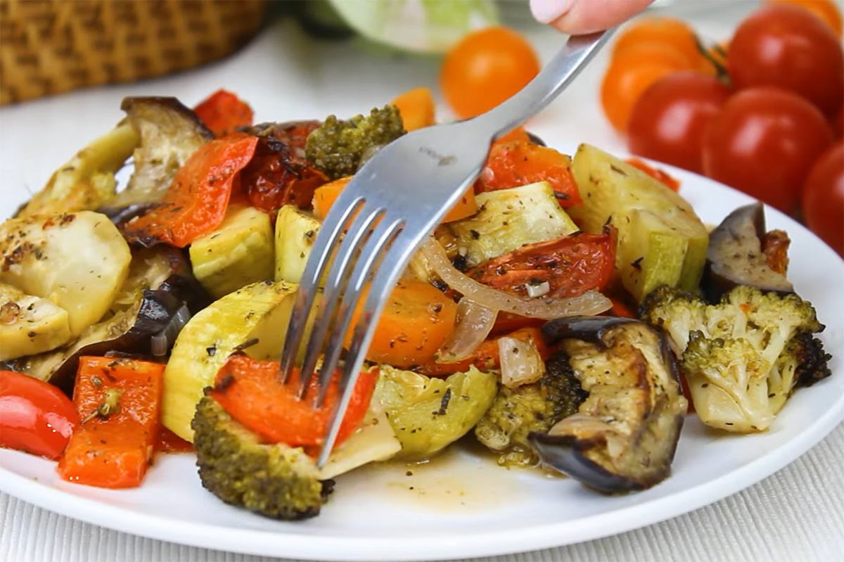    Как на гриле: рецепт запеченных овощей в духовке