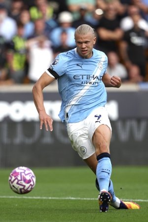    Эрлинг Холанн из "Сити" - одна из главных звезд английского чемпионата. / Фото: Getty Images