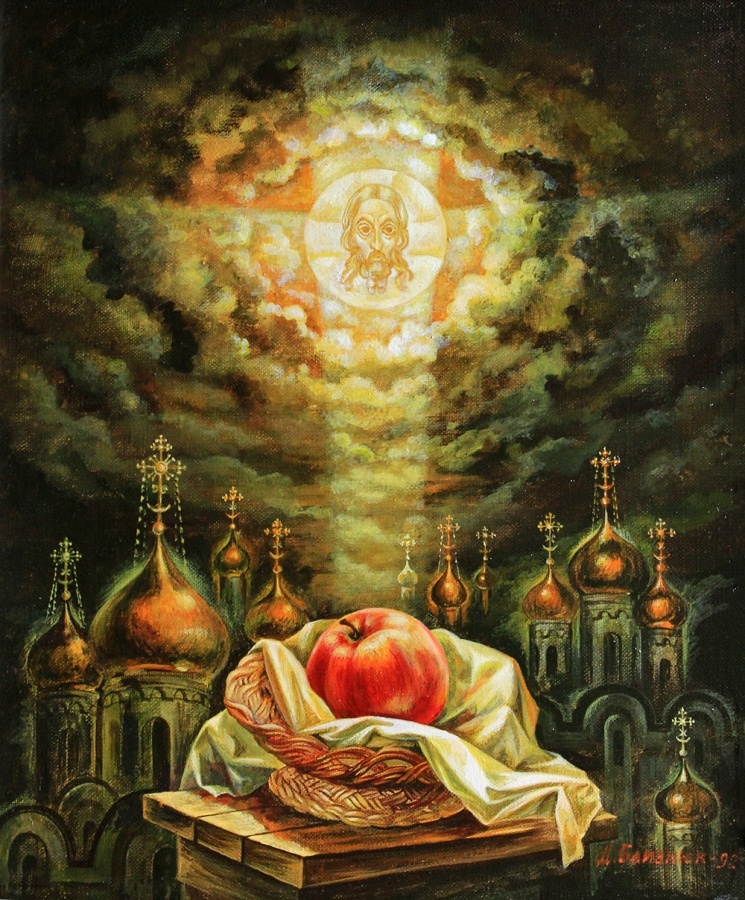 Холст, масло. Размеры: 37х32 см. Таганрогский художественный музей. Фото картины взято из открытого источника. 
