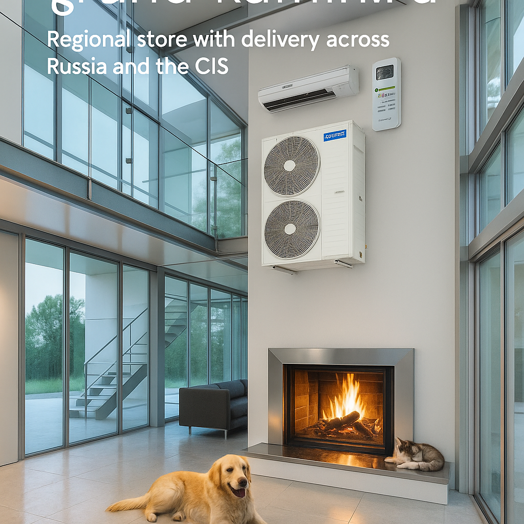    Не упусти шанс: как кондиционер Marsa MRK-48CHTN и каминокомплект сделают твоё пространство идеальным! Kamin