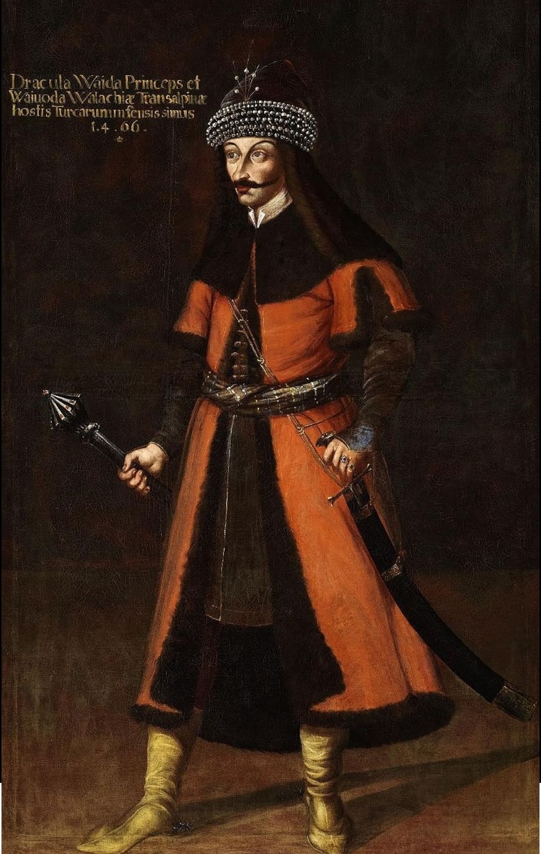 Портрет Влада Цепеша в «Галерее предков» Дома Эстерхази, XVII века, Замок Форхтенштейн