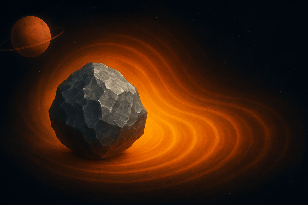    Минерал, который находился в упавшем на Землю метеорите, нарушает законы теплообмена