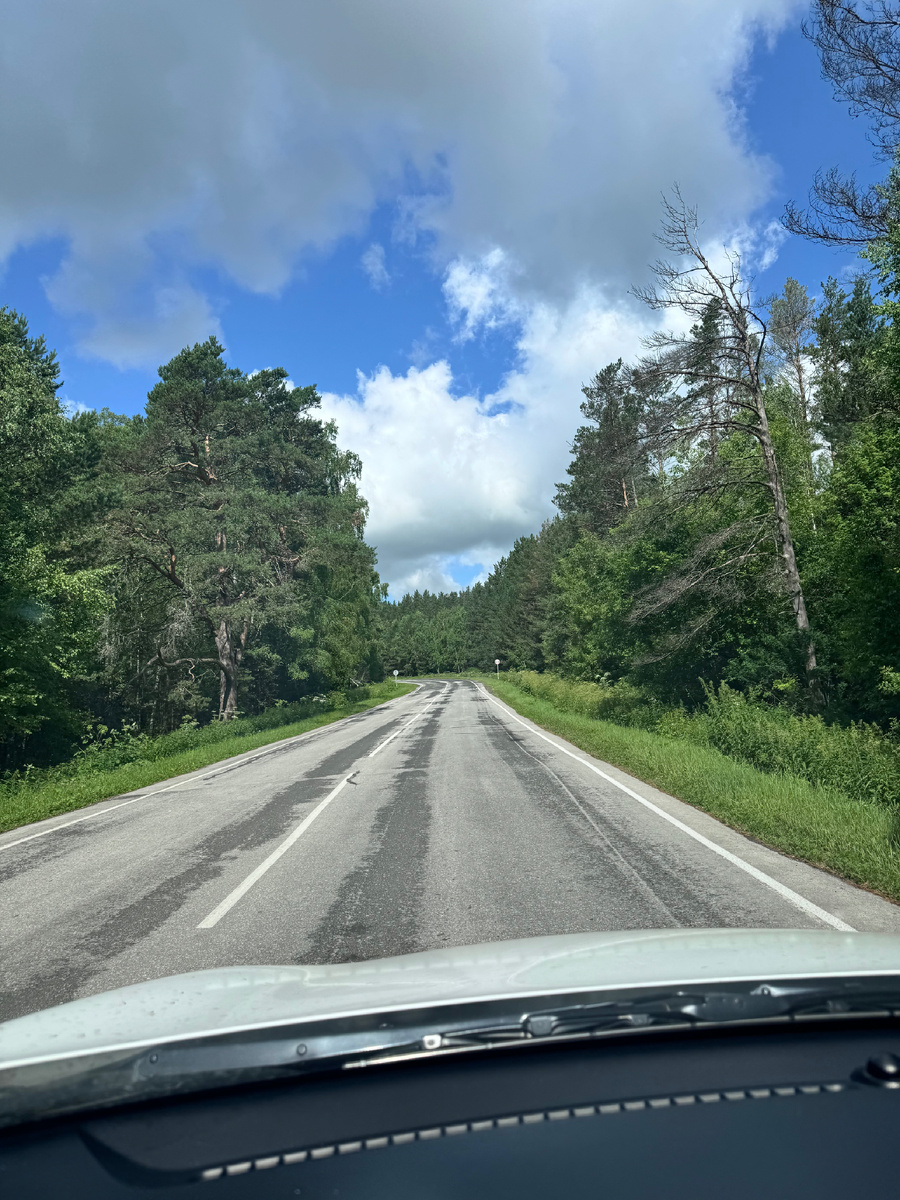 За Гурьевском