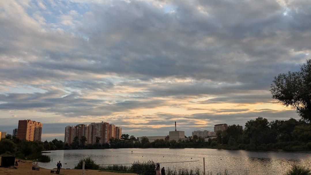 Небо над Серебрянкой. Фото автора