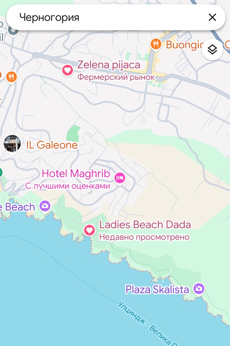 Вот как он выглядит на карте.