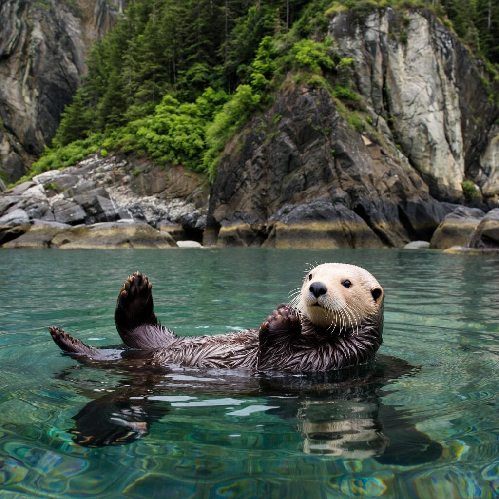 Калан. Изображение создано с помощию нейросети