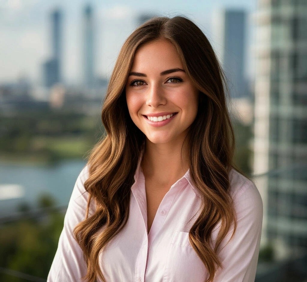 Успешная девушка.