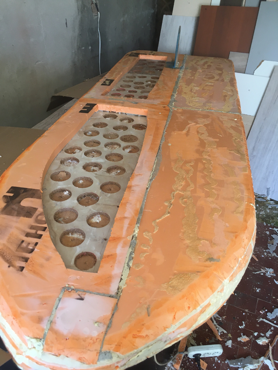 Начал работу по облегчению сапборда