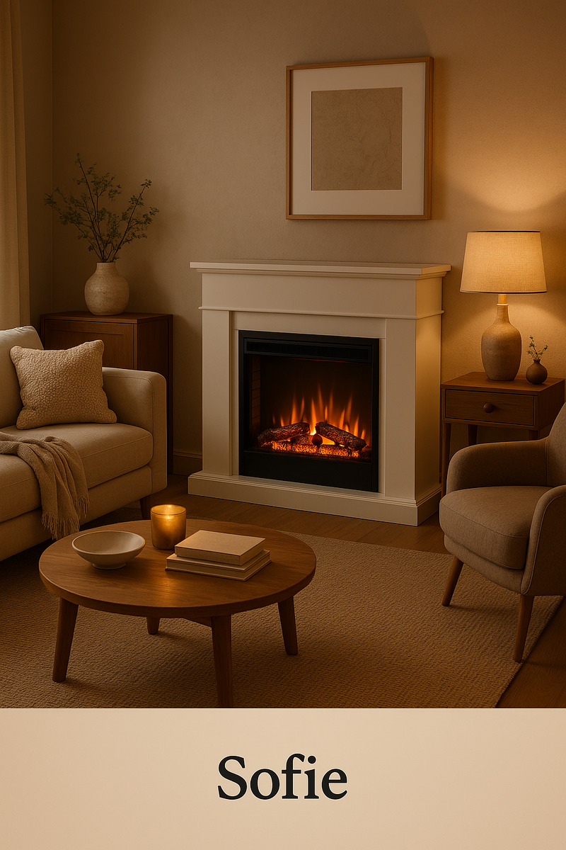    Преобразите свой дом с электрическим камином Sofie + Leeds 26 SD: стиль, уют и экономия! Kamin