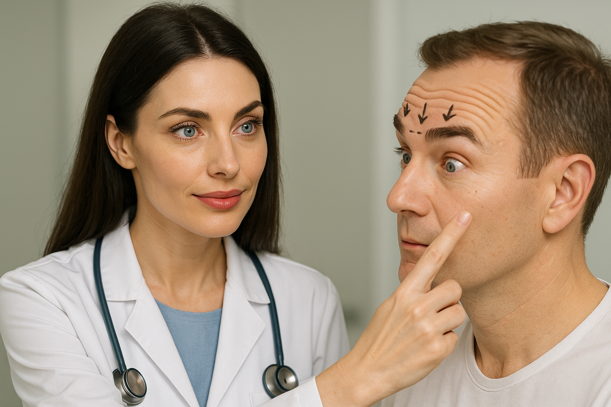 Ботокс в лоб