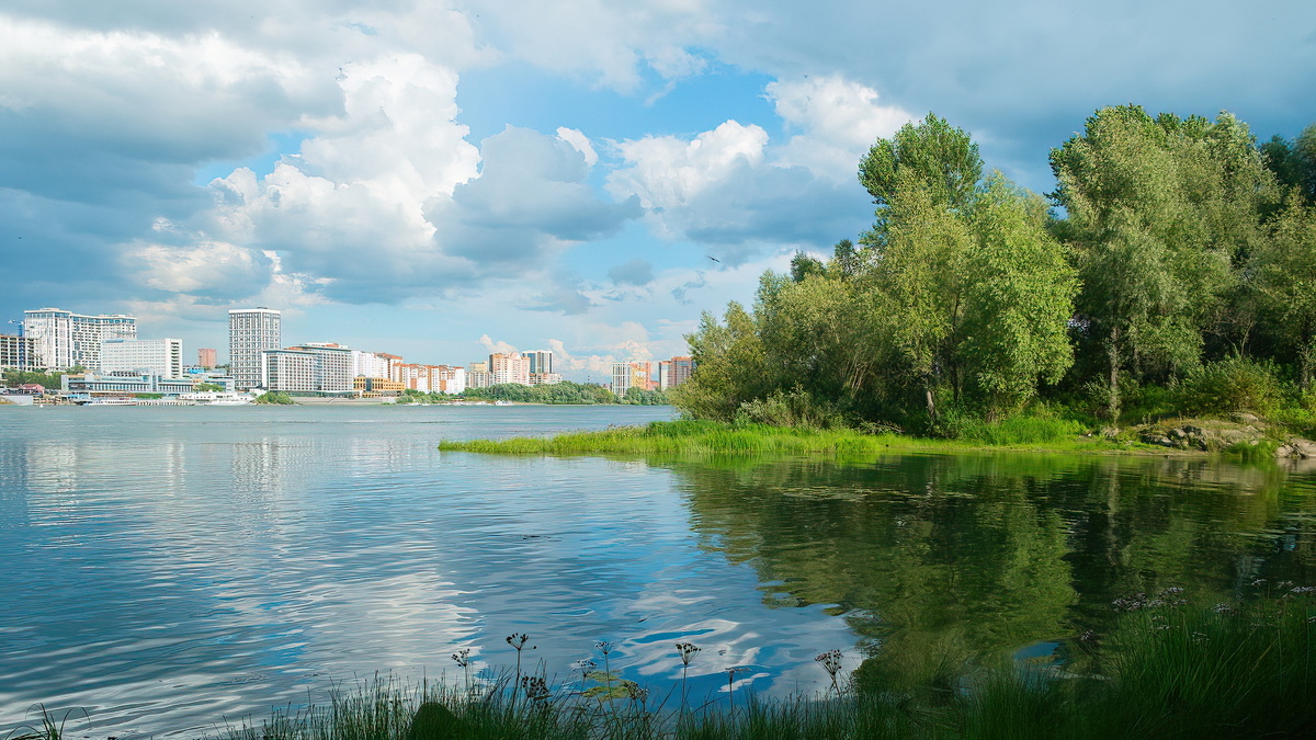 Река Обь. Новосибирск. Фотография - www.openmainphoto.ru