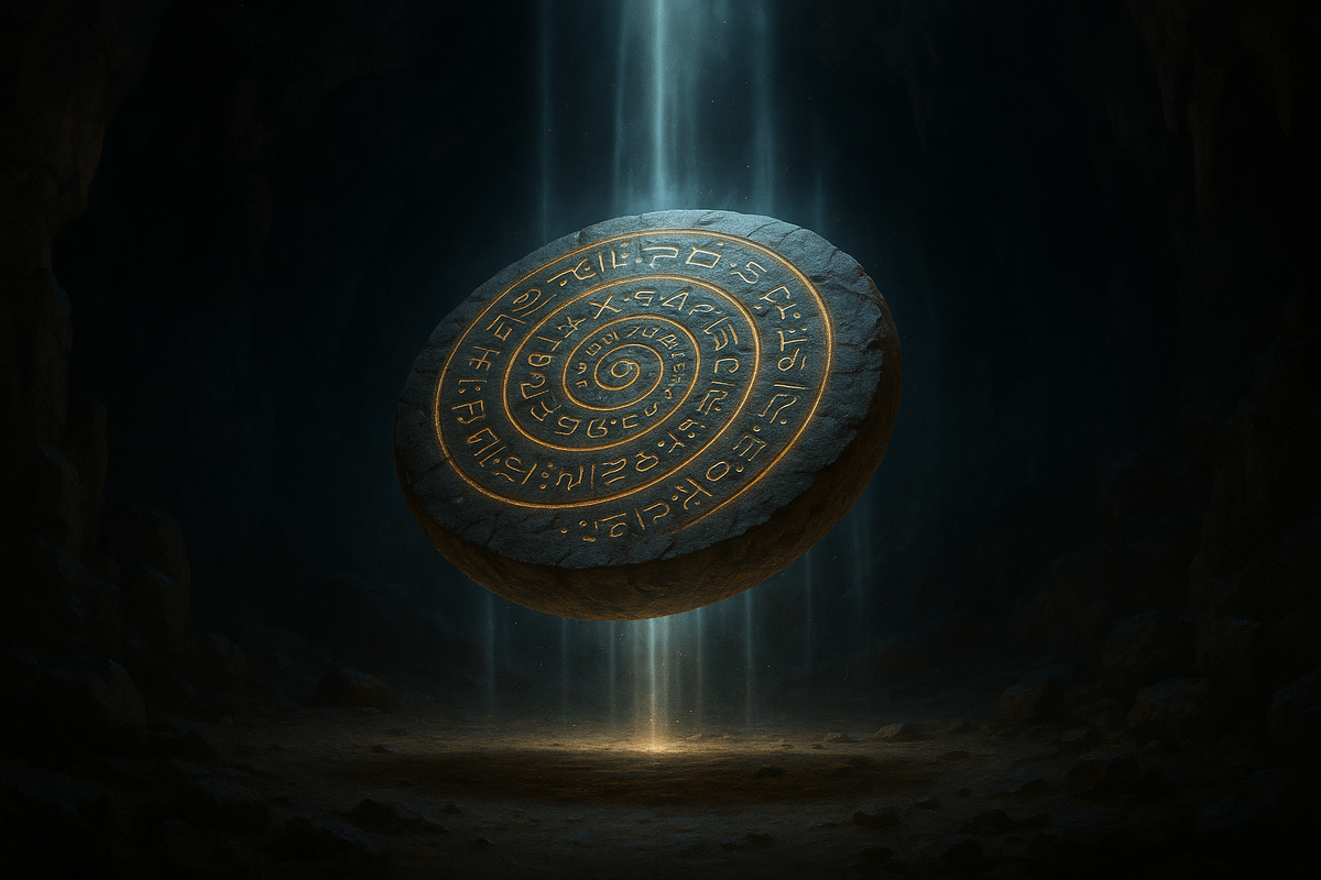 Некоторые исследователи считают, что каменные диски могли быть посланием от внеземных цивилизаций.