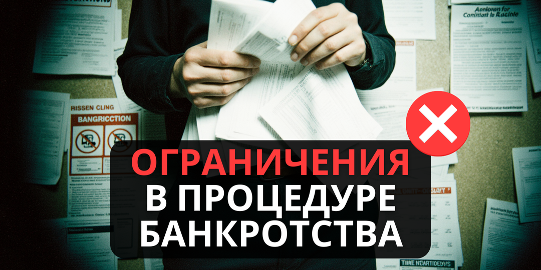 Ограничения в процедуре банкротства
