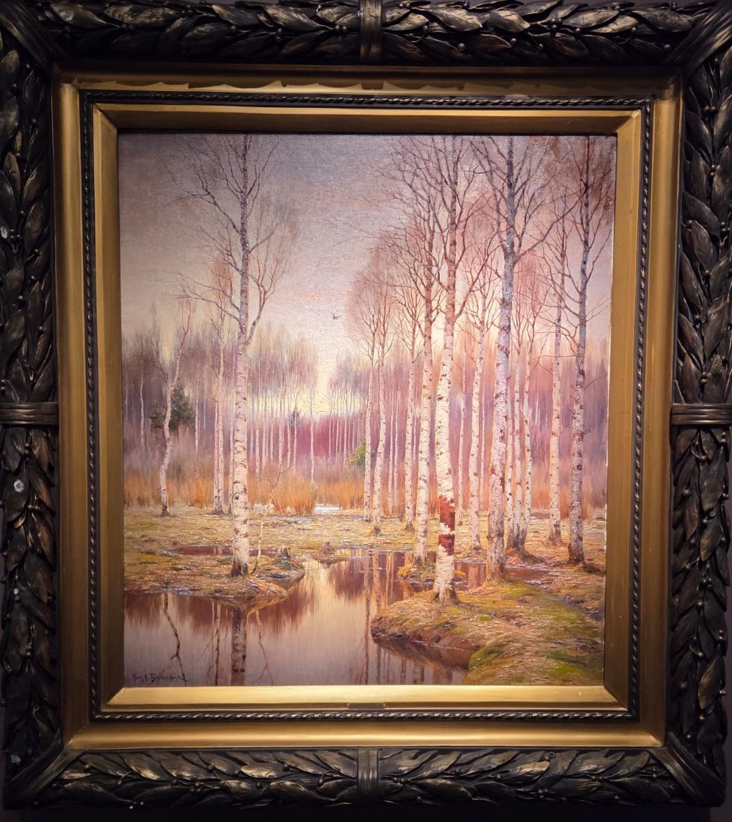 Берггольц Ричард Александрович. Весна. Березы, середина 1910-х гг.