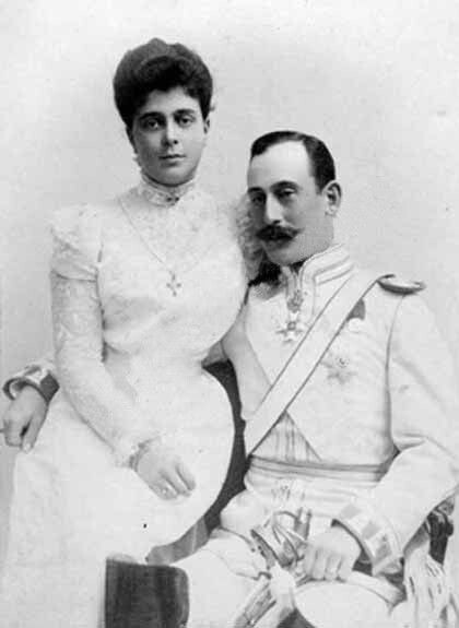 Макс Баденский и Елена Владимировна. 1898 г. 