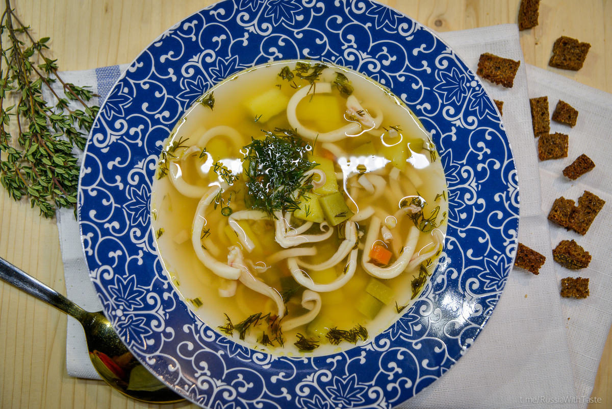 Фото: Рассольник из кальмара / «Люди Колымы»