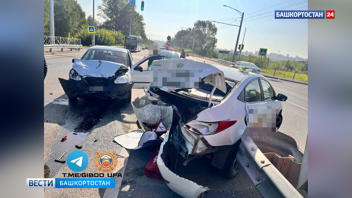    В Уфе пьяный водитель Datsun устроил ДТП: пострадал юный курсант автошколы