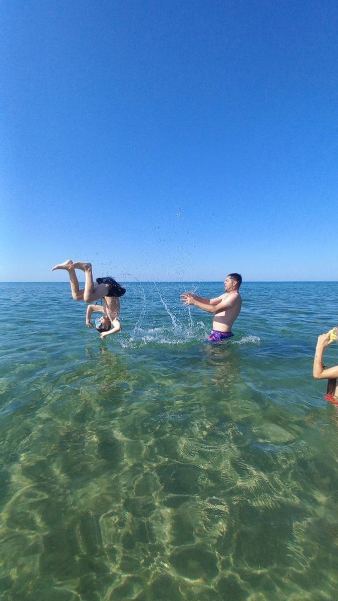 Купаемся в Черном море,август Анапа,2025